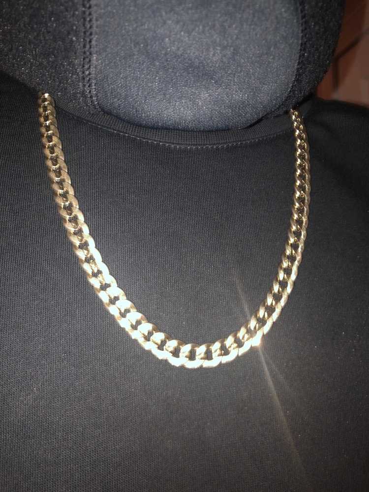 Gold × Gold Chain 10mm Cuban Link Chain - image 1