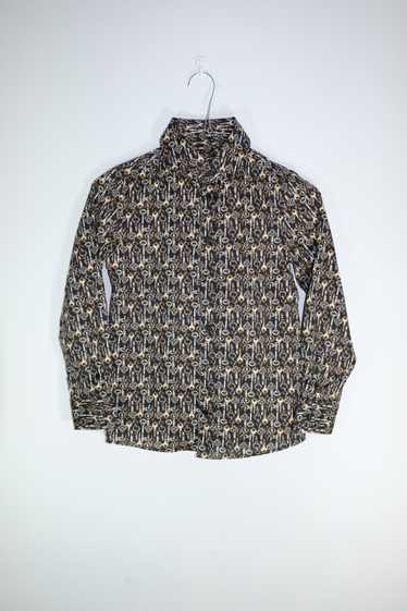 Dolce & Gabbana Key Print Children's Button-up Shi