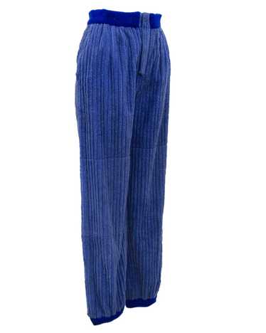 Dorothee Bis Blue Wide Whale Corduroy Pants