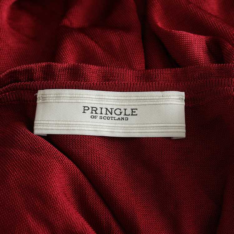 Pringle Of Scotland Knit shirt in wine red - image 6