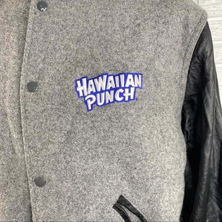 Vintage Vtg 90s Hawaiian Punch Lettermans Bomber … - image 4