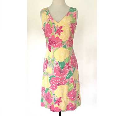 Lilly Pulitzer Silk Floral Shift Dress - image 1