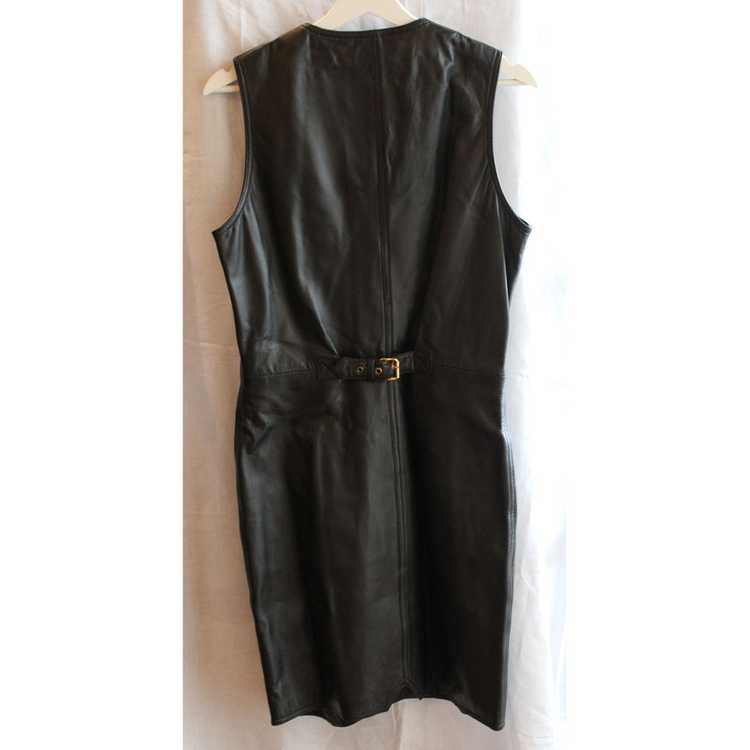 Moschino Moschino leather dress - image 3
