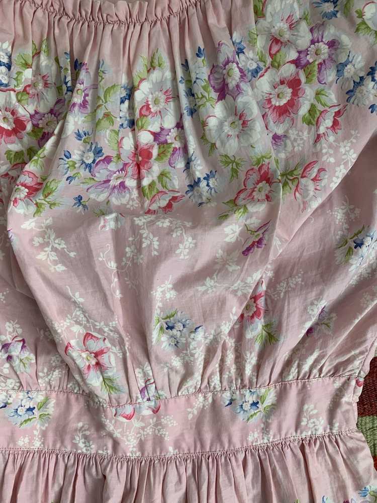 1940s Floral Cotton Dress - image 8
