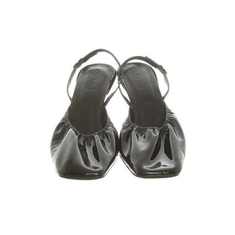 Ganni Pumps/Peeptoes Patent leather in Black - image 4