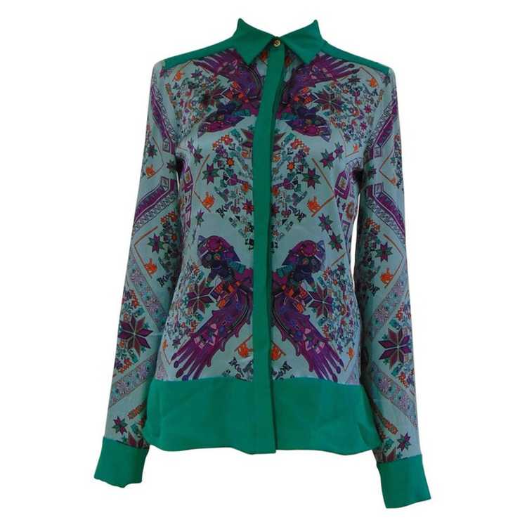 Versace Versace silk multicoloured shirt - image 4