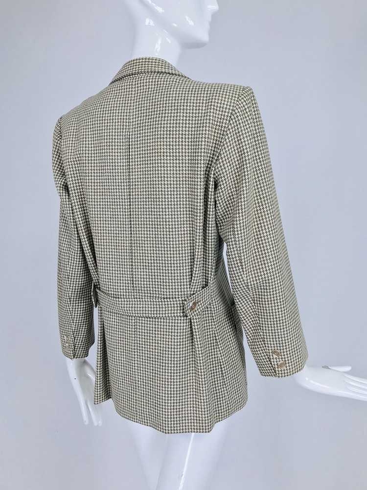 Yves Saint Laurent Hounds Tooth Norfolk Jacket 19… - image 7