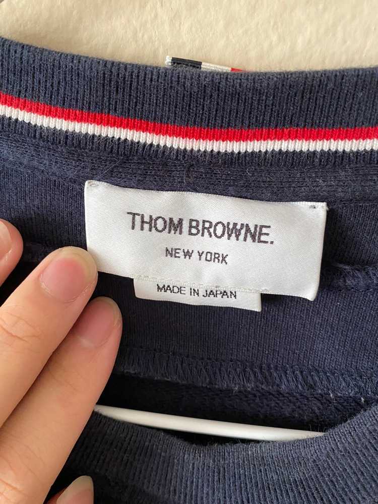 Thom Browne Thom Browne 4 Bar Crewneck - image 6
