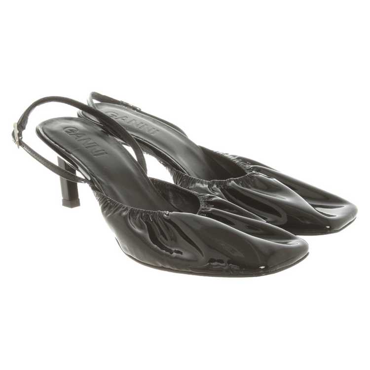 Ganni Pumps/Peeptoes Patent leather in Black - image 1