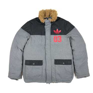 vintage adidas puffer jacket