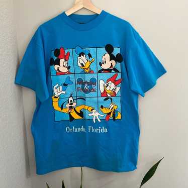 Retro 90s Disney Mickey and Friends Characters Squad Shirt - Teeholly