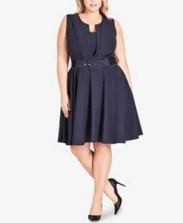 City Chic A-Line Dress