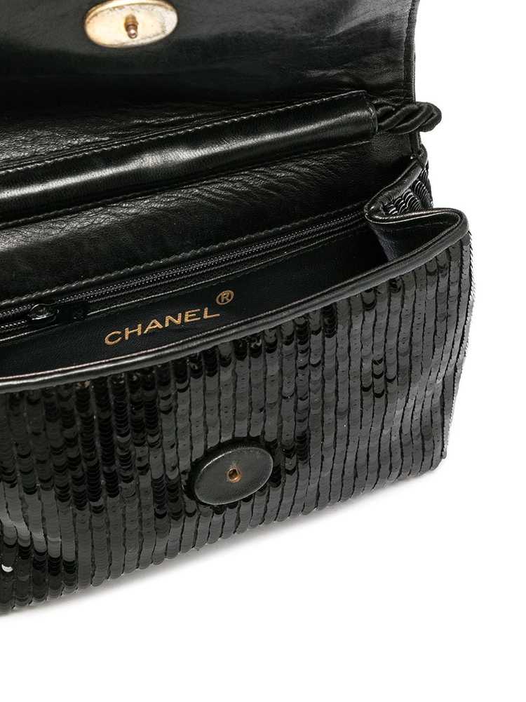 CHANEL Pre-Owned 1985-1993 embellished-CC shoulde… - image 5