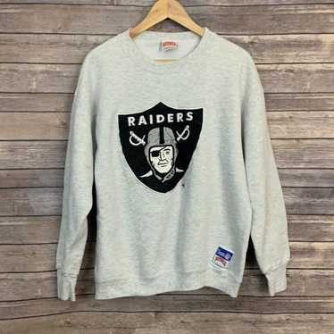 Vintage Oakland Raiders A.O.P. Crewneck Sz. S