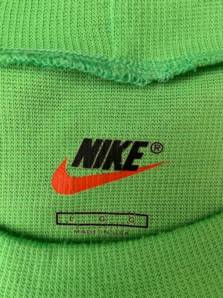 Nike × Vintage Nike Dry Fit Green shirt - image 3