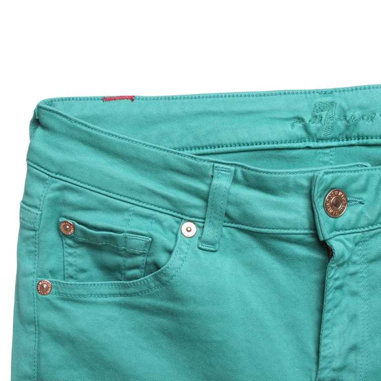 7 For All Mankind Skinny Jeans in mint green - image 3