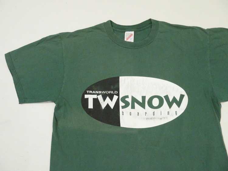 Vintage Vintage 90s Transworld Snowboarding T-Shi… - image 3