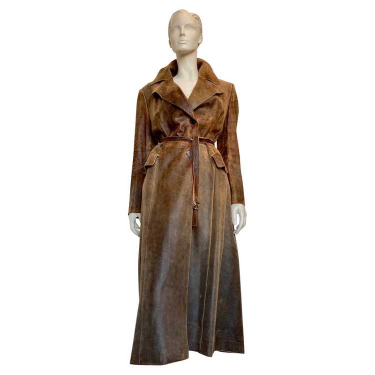 Sylvie Schimmel Jacket/Coat Leather in Brown - image 1