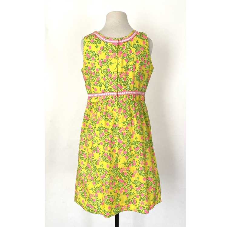 Vintage 1960s Lilly Pulitzer Yellow & Pink Dress - image 3