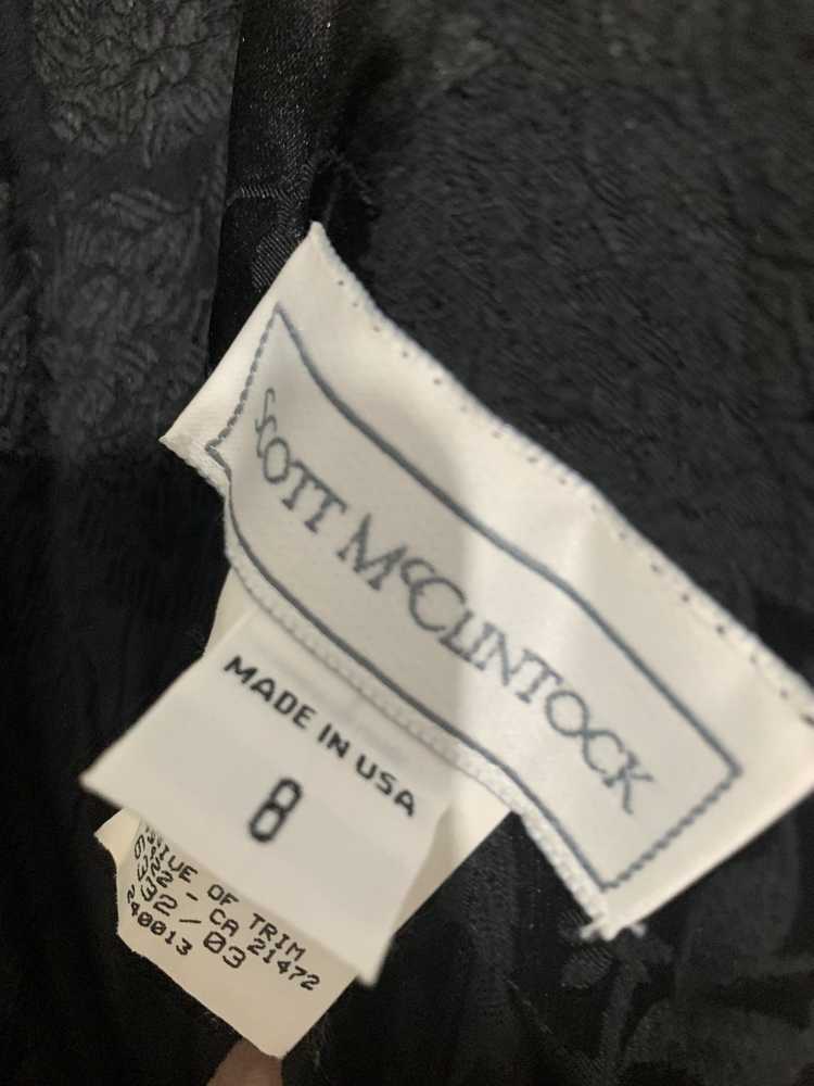 Vintage dress Black & Cream Scott McClintock 80s … - image 9