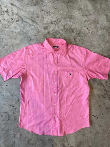 Bape Bape Pink Camo Hawaii Shirt Rare Nigo Human M