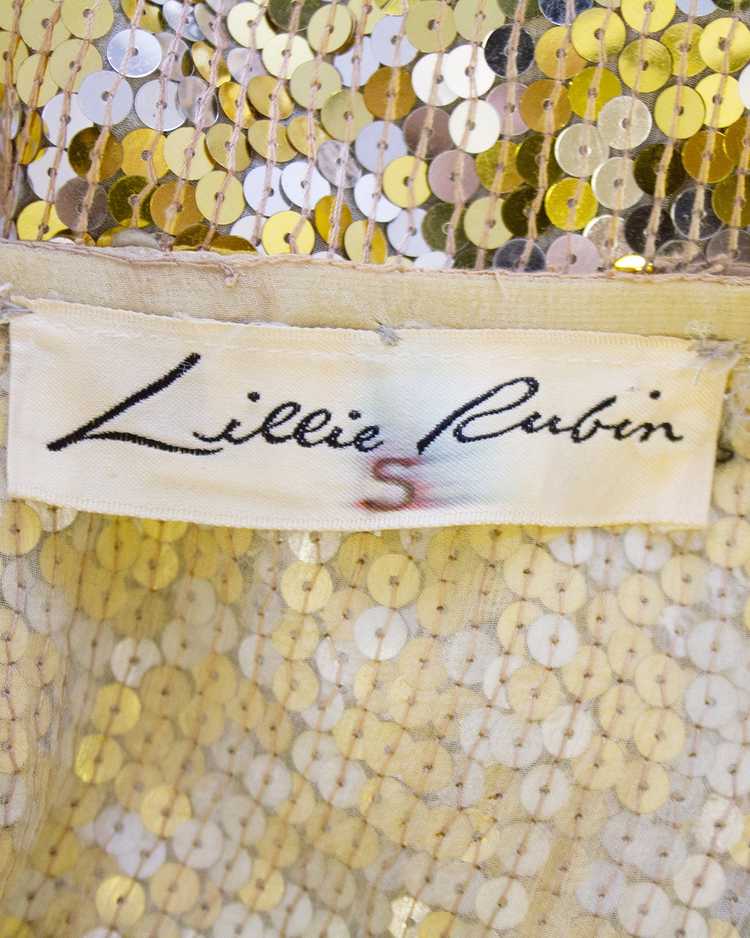 Lillie Rubin Gold and Silver Sequin Ensemble - image 8