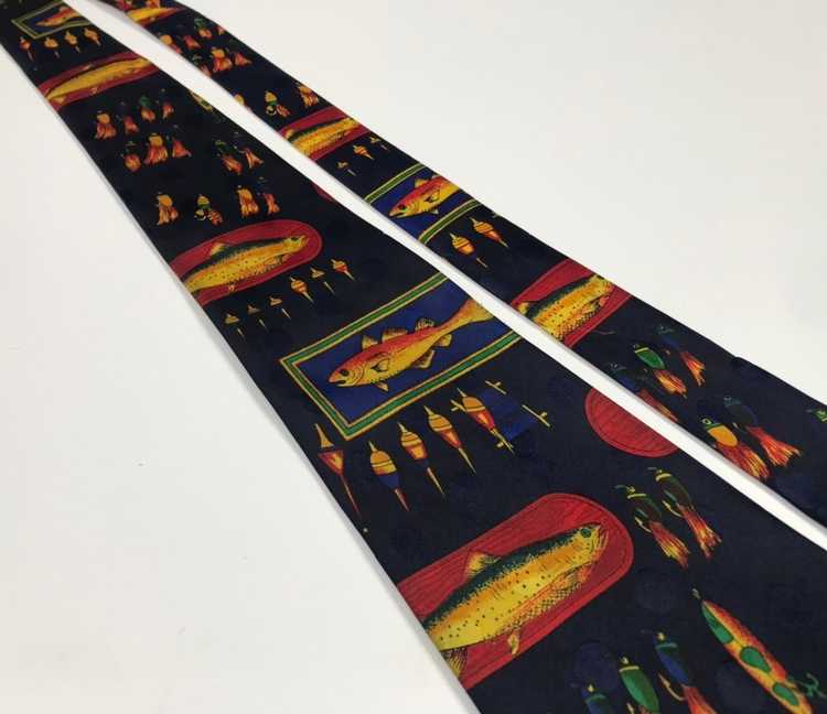 Handmade handmade fishing neck tie - image 4