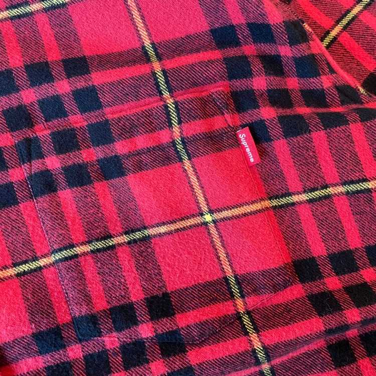 Supreme FW13 Supreme Tartan Flannel L/S Shirt Red… - image 4