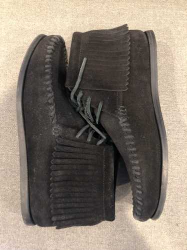 Saint Laurent Paris Fringed Moccasin Chukka