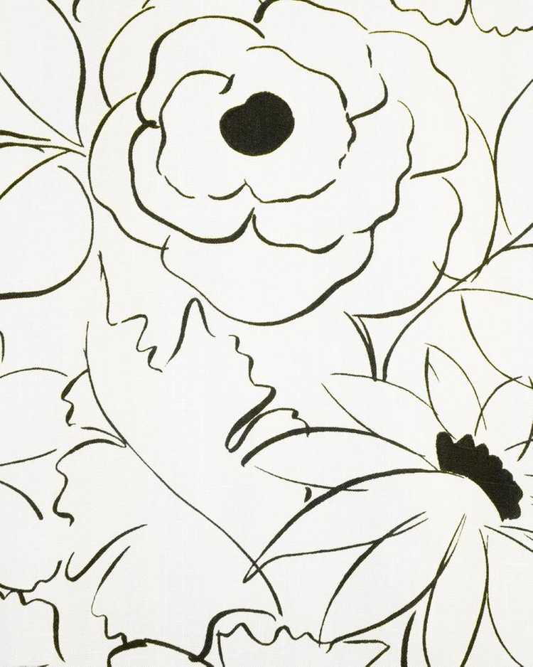 Nina Ricci White & black floral print coat - image 4