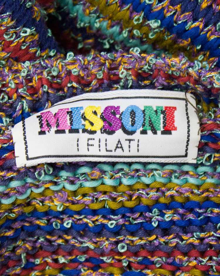 Missoni Multi-color Knit V neck sweater - image 5