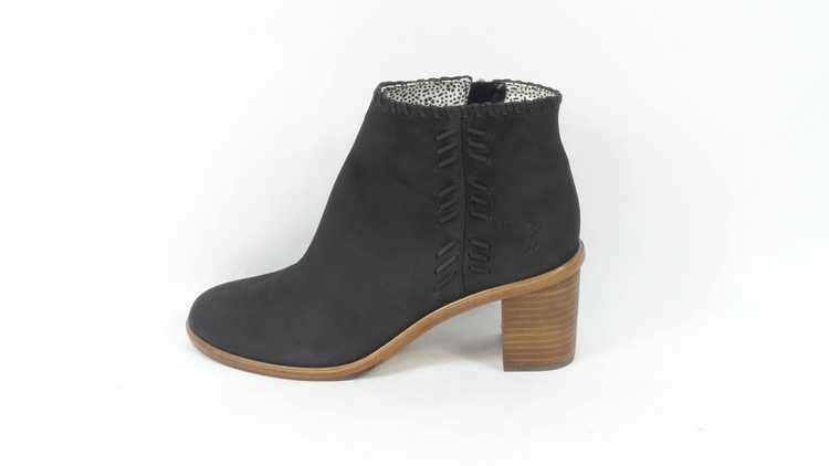 ED Ellen Degeneres Leather Ankle Boots Susumu Bla… - image 2