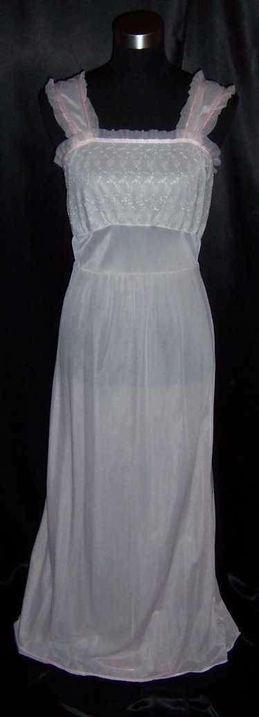 Petal Pink Ruffle Edge Nightgown 34