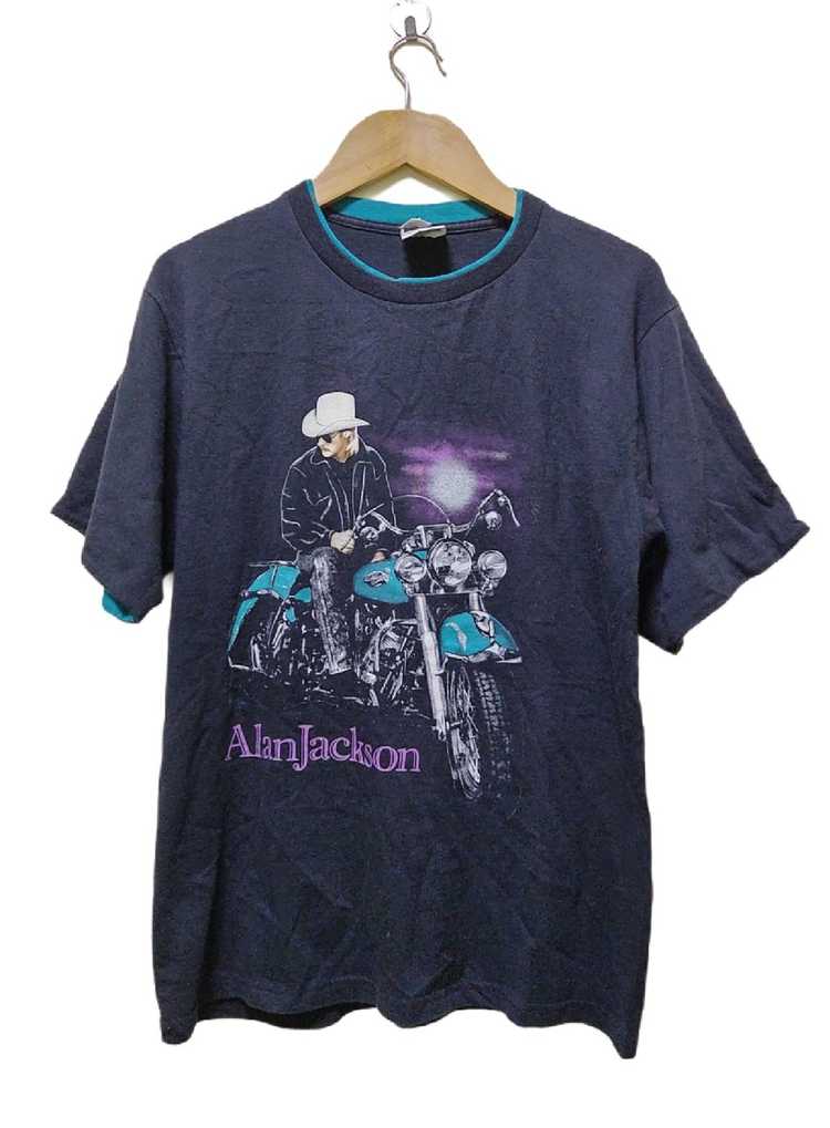 Band Tees × Vintage vintage 1992 Alan Jackson ame… - image 1