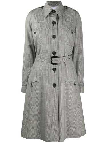 Christian Dior Pre-Owned 2000s check print trench… - image 1