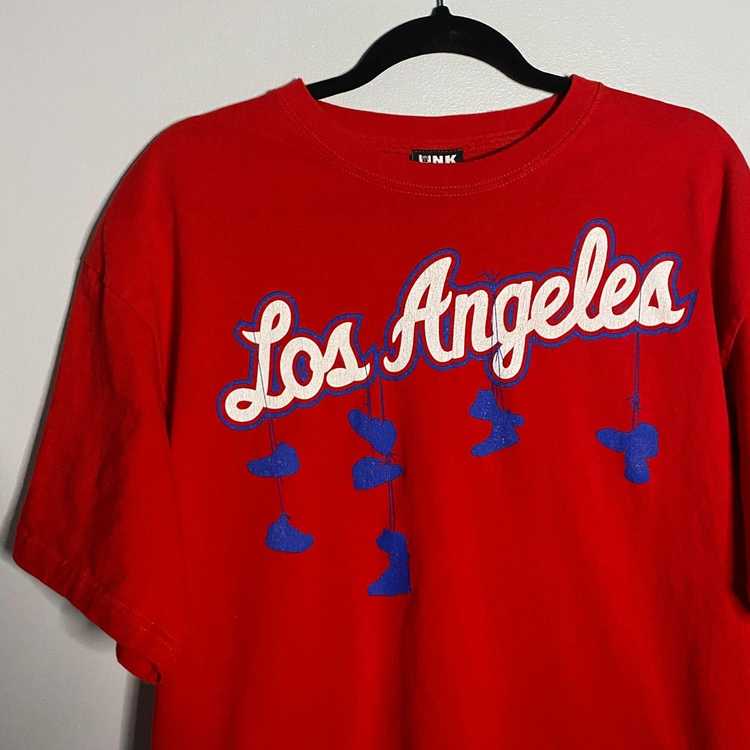 Los Angeles Clippers Red NBA Basketball Short Sleeve T Shirt by Adidas