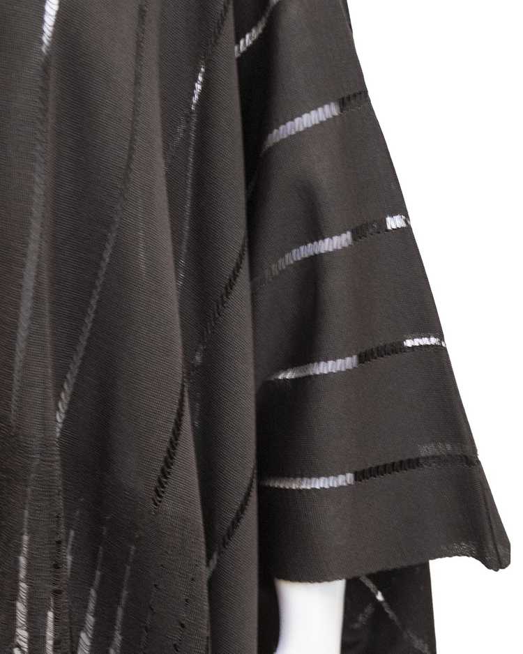 Yves Saint Laurent Brown Knit Poncho - image 4