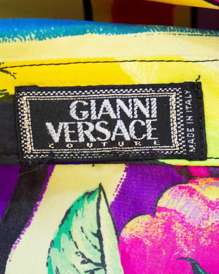 Versace Multi Colour Silk Shirt Dress - image 6