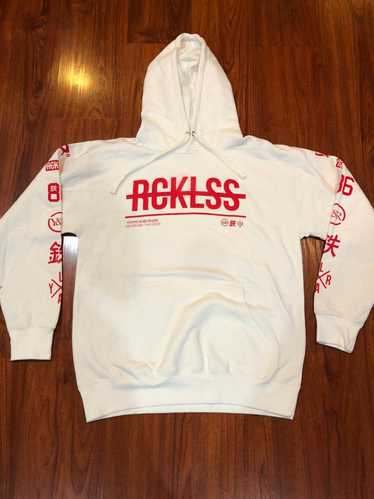 young and reckless strike thru hoodie
