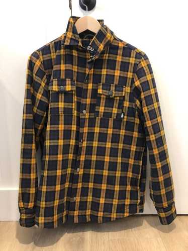 Saga Outerwear Vintage Saga Yellow Flannel S