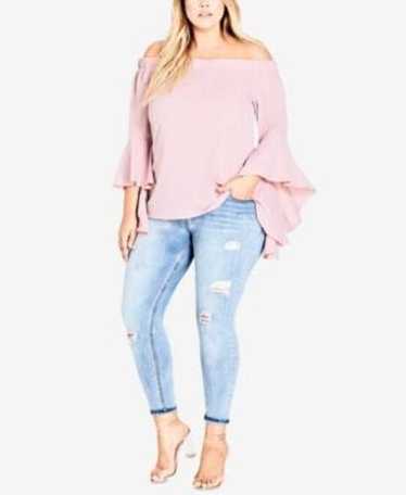 City Chic Blouse Top