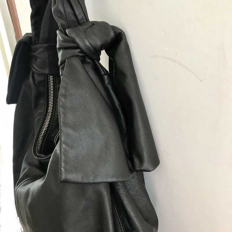 Moschino Black Leather Biker Bag - image 7