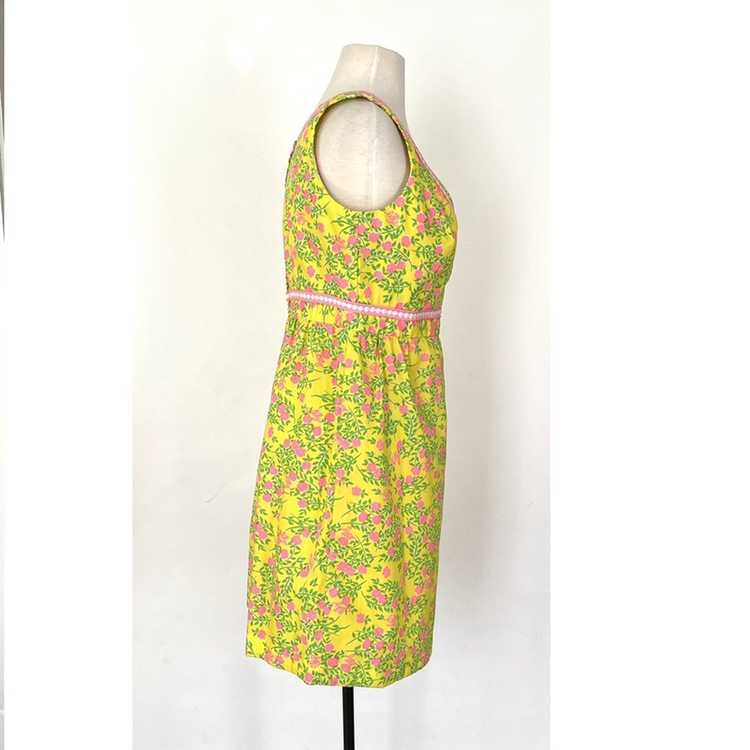 Vintage 1960s Lilly Pulitzer Yellow & Pink Dress - image 2
