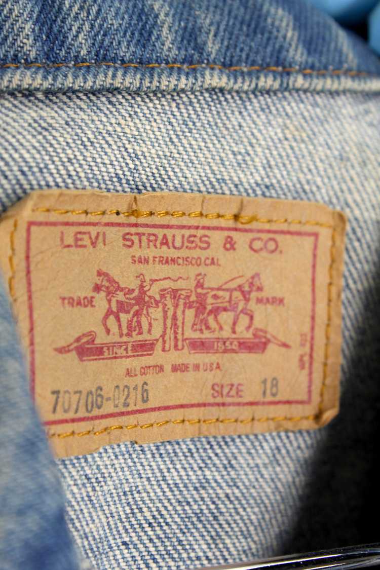 Levis Hand Painted Denim Jacket - image 3