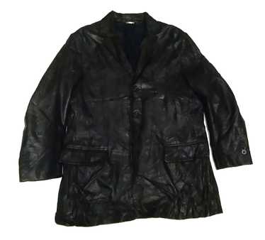 Genuine Leather × Versace Versace Classic Black O… - image 1
