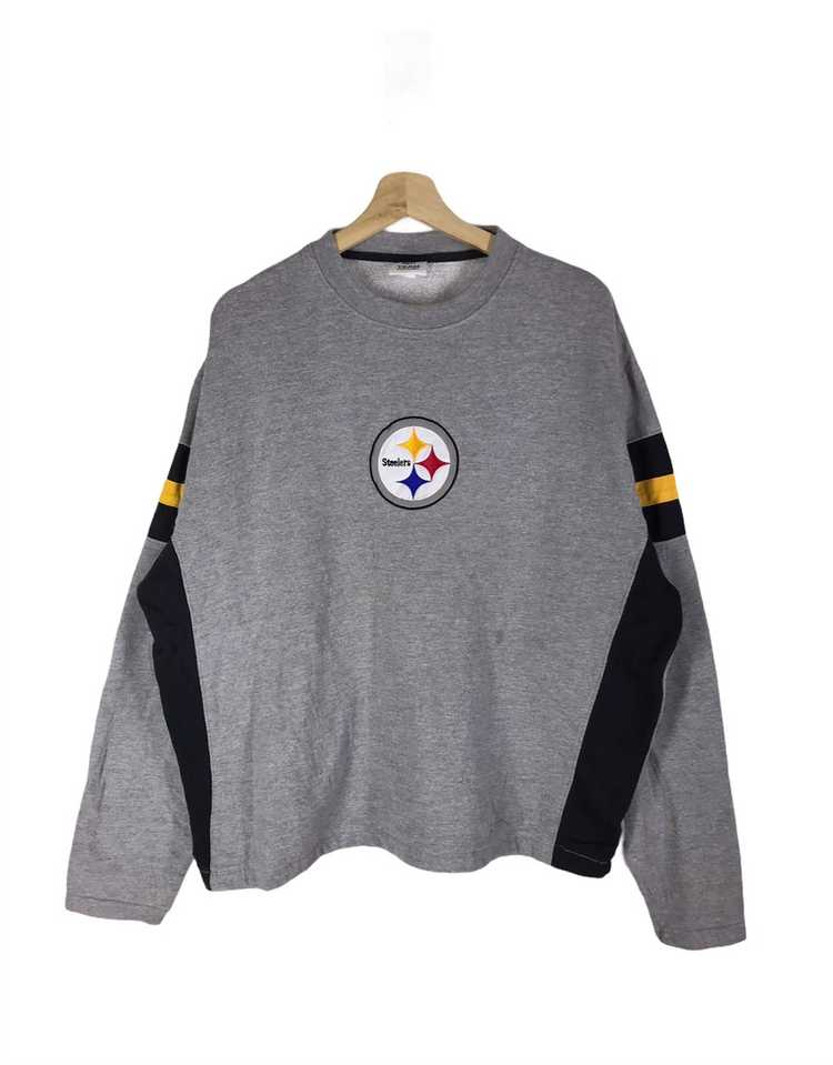 Vintage Pittsburgh Steelers sweatshirt, NFL Super Bowl graphic crewneck -  XXL, grey