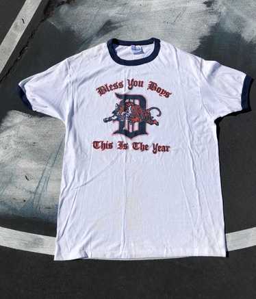 Hanes × MLB × Vintage Vintage Detroit Tigers Bless