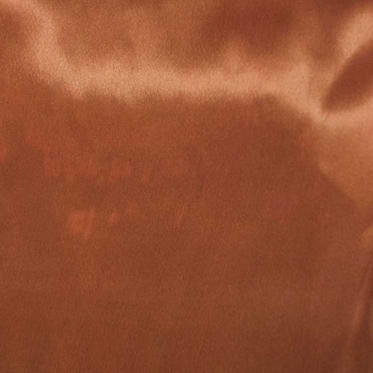 1940s copper liquid satin skirt - image 4