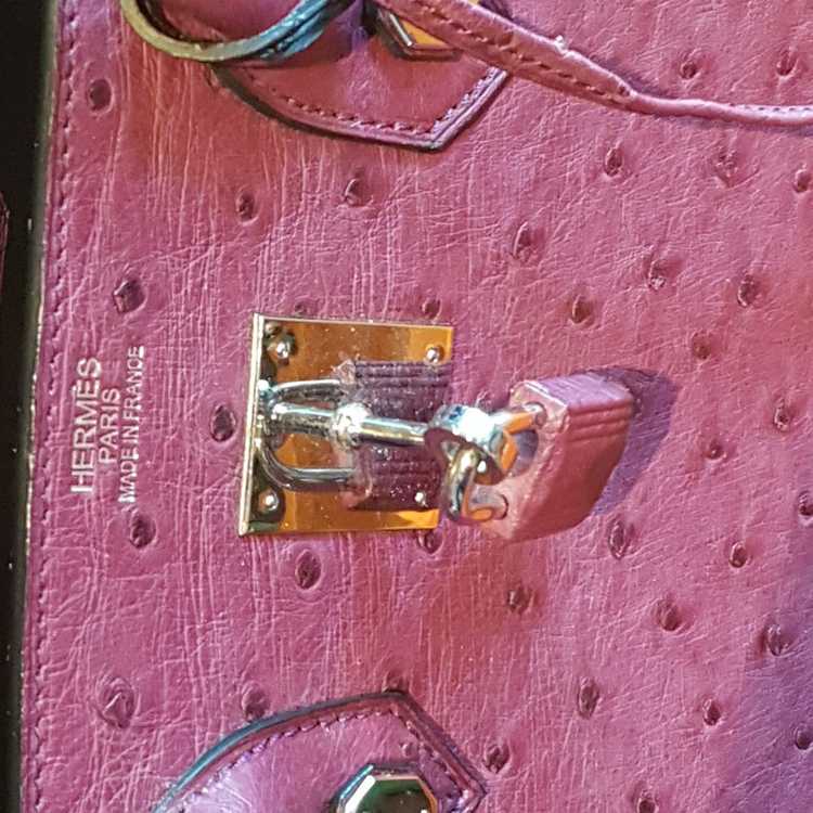 Hermès Birkin Bag 35 Leather in Violet - image 5
