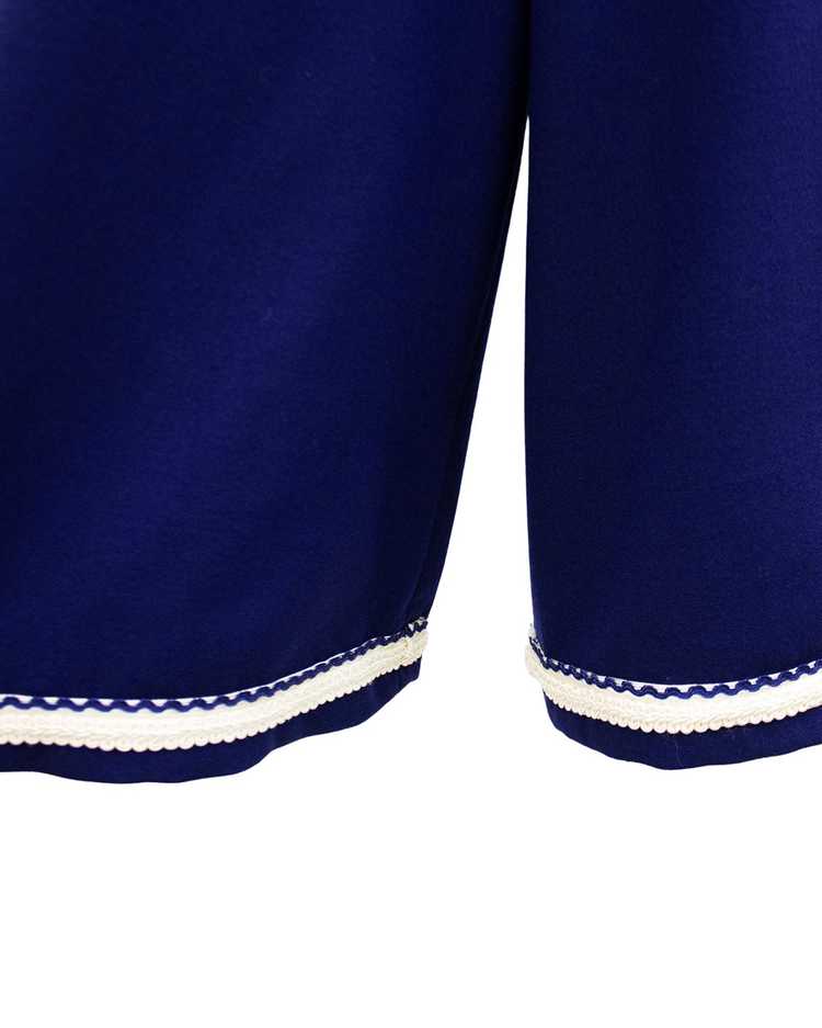 Roger Frères Blue and White Culotte Ensemble - image 5